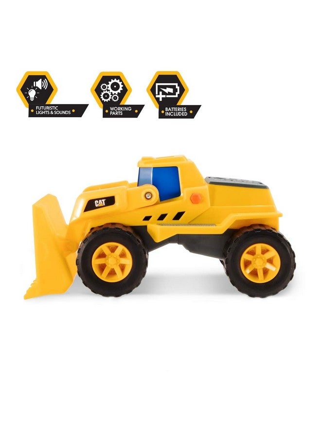 CAT Construction Toys, CAT Construction Future Force Wheel Loader Toy, with Lights and Sounds, Ages 3 and Up - Image 3