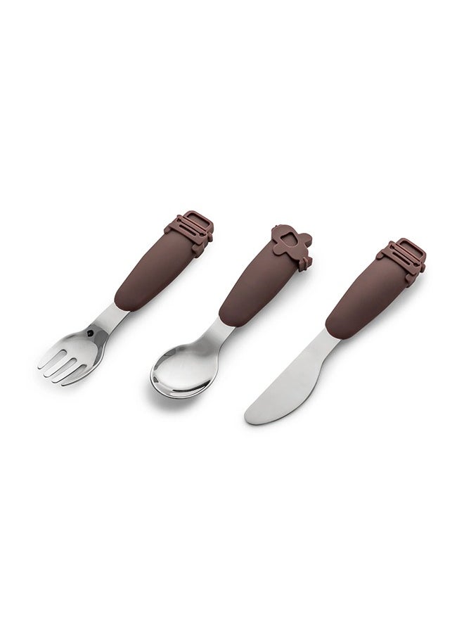 Citron - Silicone Cutlery Set With Pouch Vehicles - Eco - Friendly Utensils For On - The - Go - Dining - Image 1