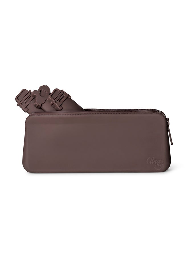Citron - Silicone Cutlery Set With Pouch Vehicles - Eco - Friendly Utensils For On - The - Go - Dining - Image 1