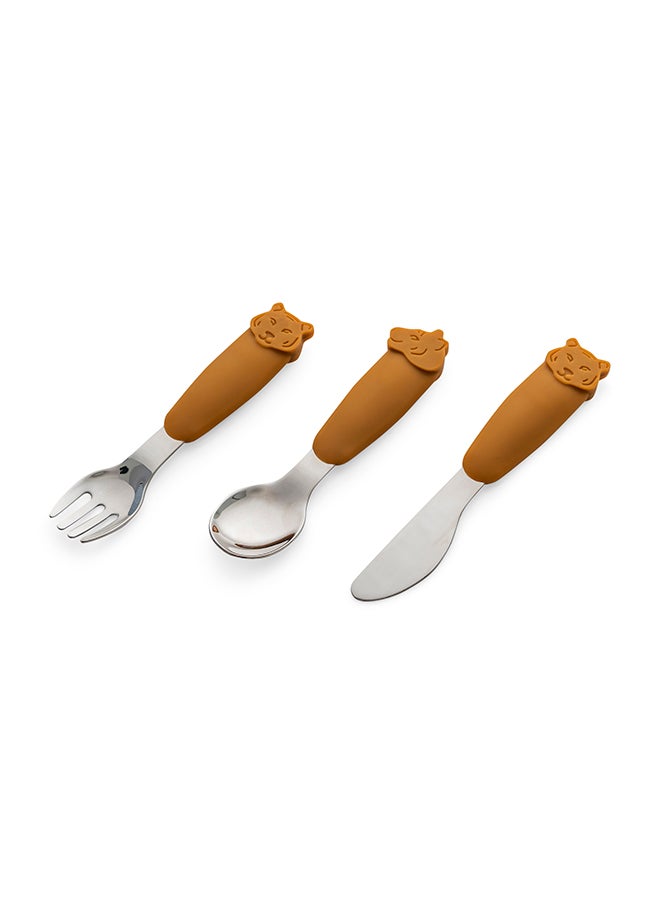 Citron - Silicone Cutlery Set With Pouch Vehicles - Eco - Friendly Utensils For On - The - Go - Dining - Image 1