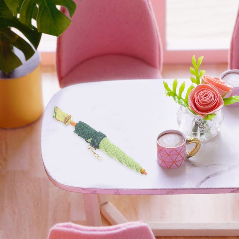 Delicate Doll House Miniature Umbrella Decoration Miniature Umbrella Ornament - Image 4
