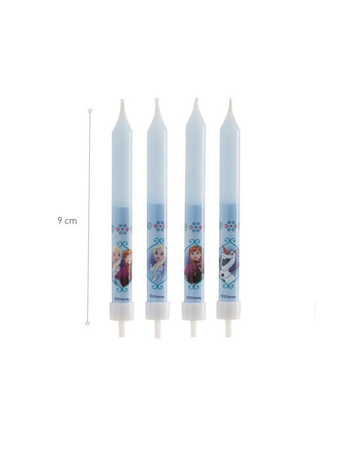 dekora Set of 3D Frozen for Children's Cakes-8 Decorative Birthday Candle, Wax, Multicoloured, Standard Size - Image 2