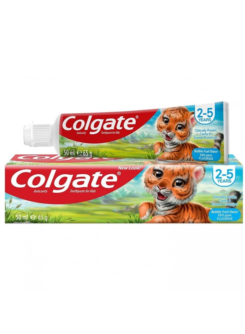 كولجيت معجون اسنان للاطفال بخلاصة فقاعات الفاكهة من كولجيت  50 مل