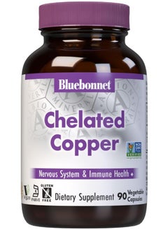 Bluebonnet Nutrition Bluebonnet Nutrition Chelated Copper 90 Vcaps  - Image 1