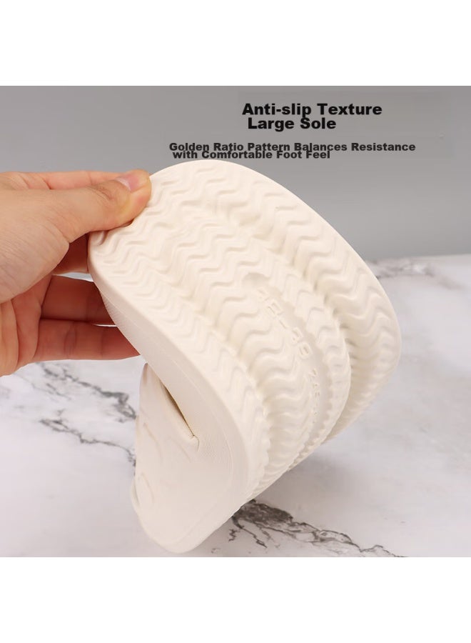IQGD Iqgd Slippers Women's Floor Slippers Soft Bottom Couple Anti-skid Bathroom Home 2456 Black 40-41  - Image 5