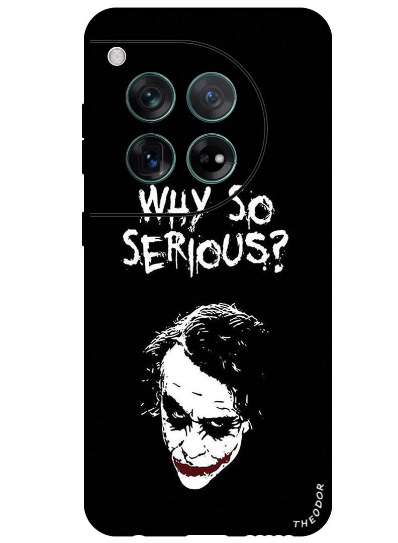 Theodor Protective Case Anti Scratch Shock Proof Bumper Cover For OnePlus 12 Why So Serious - Image 1