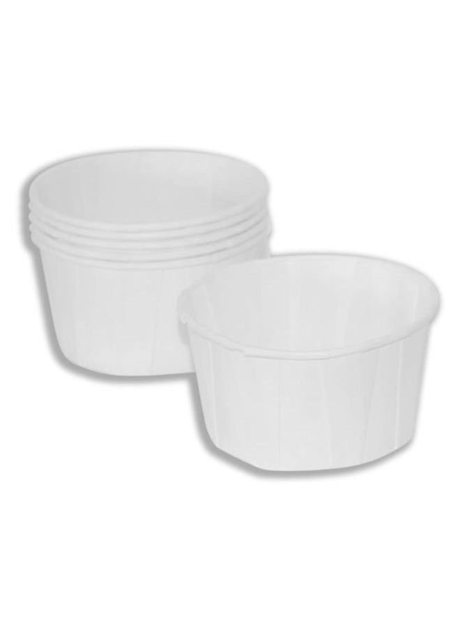 JA Kitchens 4 oz Paper Souffle Portion Cups, Small Containers, Value Set of 500 - Image 1