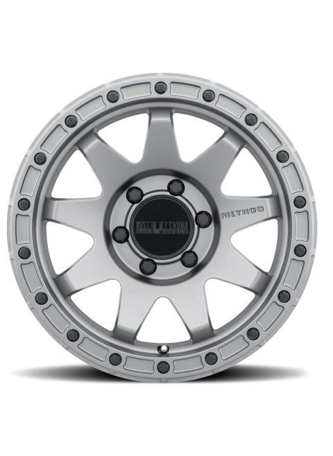 Method Race Wheels MR317 Titanium Wheel with Aluminum (17 x 8.5 inches /6 x 5 mm, 0 mm Offset)…