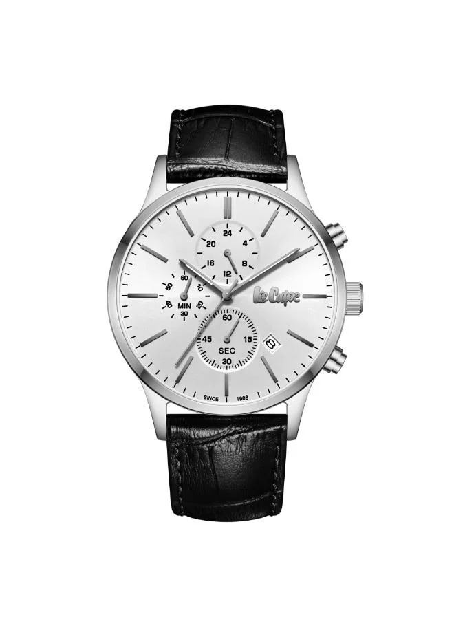Lee Cooper Men's Leather Multi Function Watch LC08154.331 - 44 mm