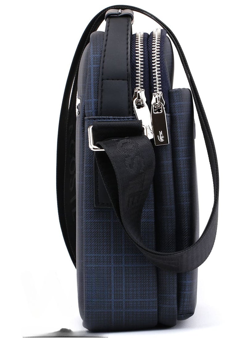 Generic - "Stylish and Functional Blue Crossbody Bag: Ideal for Everyday Use with a Modern Design, Adjustable Strap for Customizable Comfort, Spacious Interior with Multiple Organizational Pockets, Durable Construction for Long-Term Wear, and a Vibrant Blue Color That Adds a Pop of Style to Any Outfit or Occasion, from Casual Outings to Special Events" - Image 1