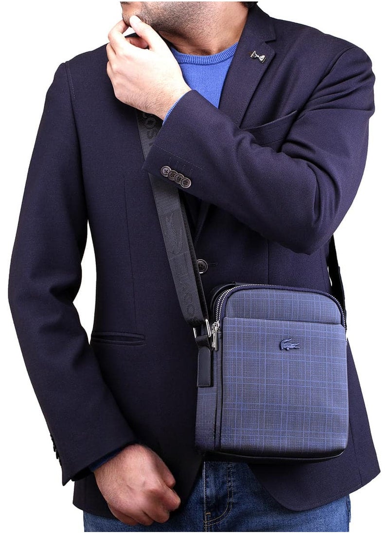 Generic - "Stylish and Functional Blue Crossbody Bag: Ideal for Everyday Use with a Modern Design, Adjustable Strap for Customizable Comfort, Spacious Interior with Multiple Organizational Pockets, Durable Construction for Long-Term Wear, and a Vibrant Blue Color That Adds a Pop of Style to Any Outfit or Occasion, from Casual Outings to Special Events" - Image 1