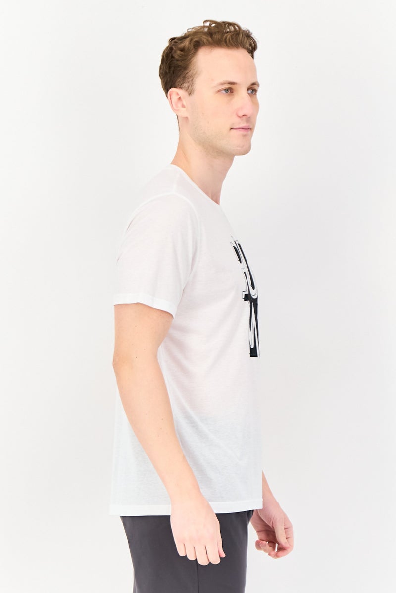 PUMA تي شيرت رياضي للرجال بأكمام قصيرة مناسب للخارج، متعدد الألوان - Image 3