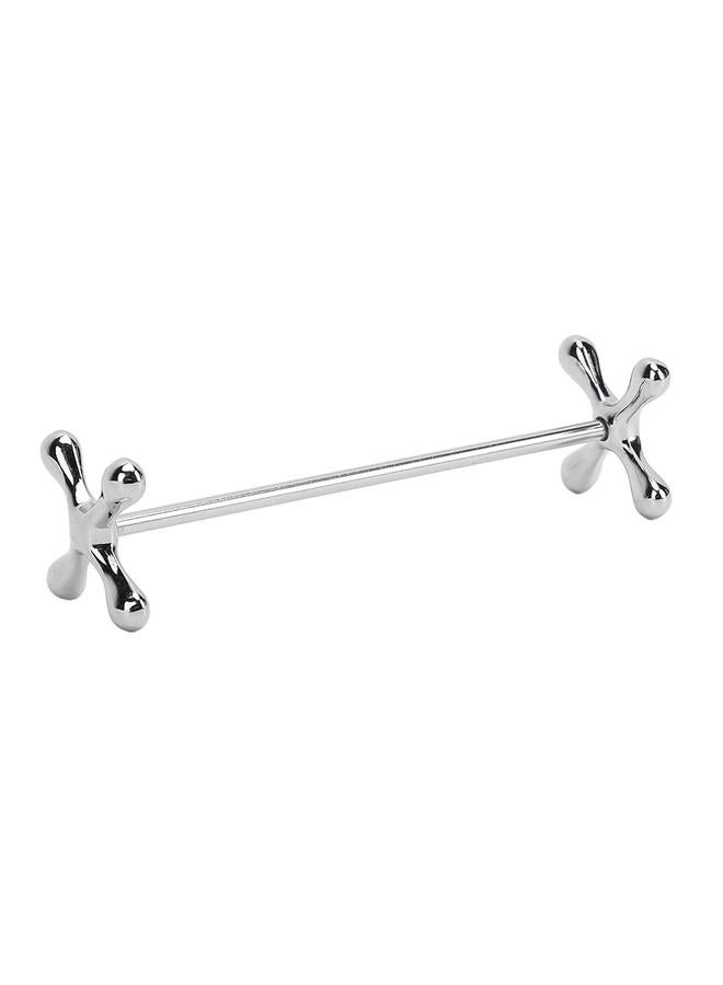 4Pcs Metal Chopsticks Rest Stable Prevent Slip Multifunctional Stainless Steel Chopsticks Rest Pillow for Spoons Forks Knifes