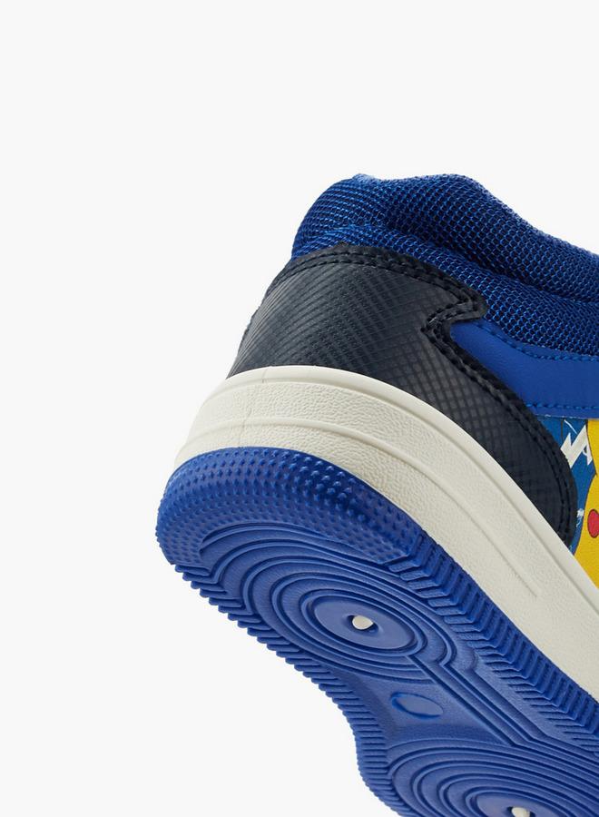 Pokemon Boys Pikachu Print High Top School Sneakers - Image 5