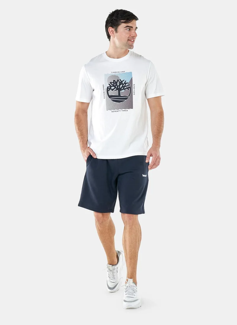 Timberland Men's EPP Small Logo Printed Sweat Shorts