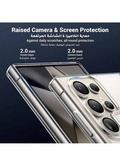 Lemon Samsung Galaxy S24 Ultra Case Cover 6.8 Inch, Effectively Delays Yellowing Case, Shockproof Bumper Protective Phone Cover, Full Coverage Drop Protection Case, Anti-Scratch Back Cover Clear  - Image 5