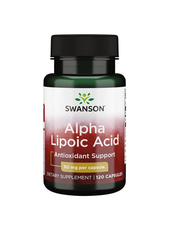 Swanson Alpha Lipoic Acid 50 Milligrams 120 Capsules - Image 1