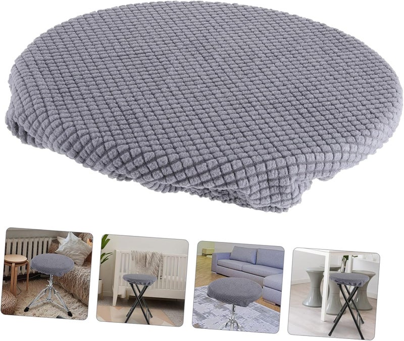 1Pc Elastic Stool Cover for Home Use Washable Slipcover Deep and Chair Cover for Dining and Outdoor Furniture Protection - Image 5