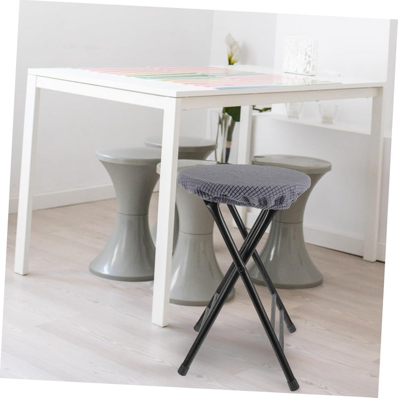 1Pc Elastic Stool Cover for Home Use Washable Slipcover Deep and Chair Cover for Dining and Outdoor Furniture Protection - Image 4