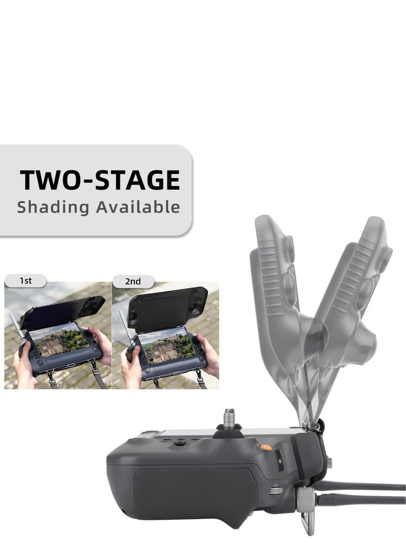 2 in 1 Controller Sun Hood,  RC Joysticks Protector Sunshade, Remote Controller Protection Accessories (Black) - Image 3
