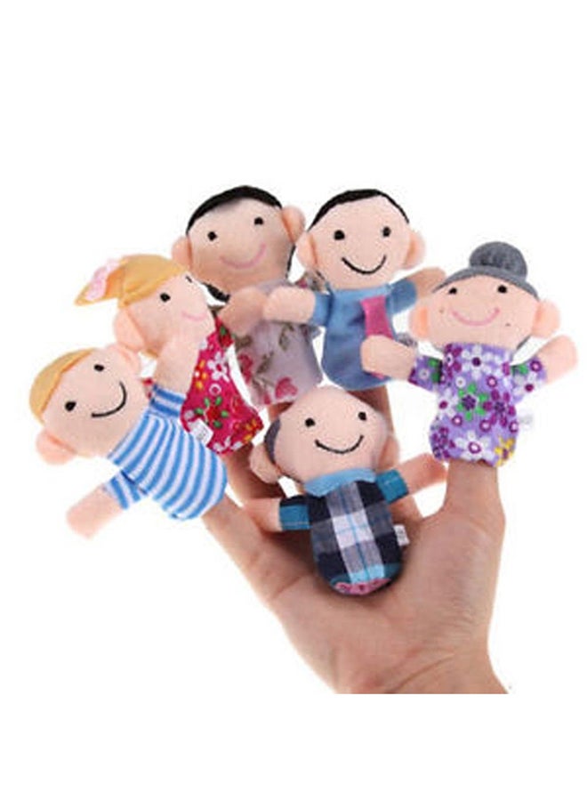 طقم ألعاب عائلة عرائس الإصبع من 6 قطع - Image 3