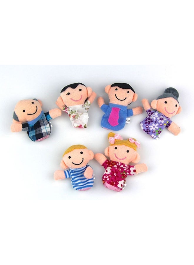 طقم ألعاب عائلة عرائس الإصبع من 6 قطع - Image 2