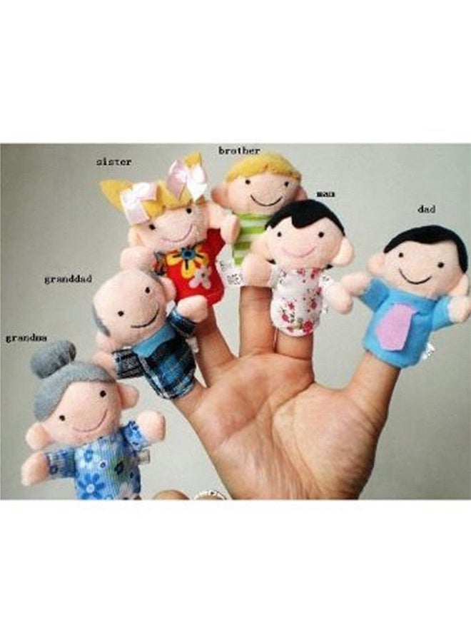 طقم ألعاب عائلة عرائس الإصبع من 6 قطع - Image 4