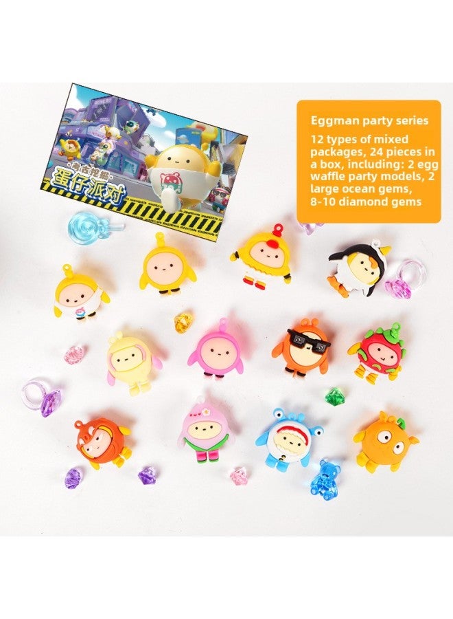 Pinot Children's Handmade DIY Archaeological Digging Toys Girls Digging Gems Blind Box Set Educational Toys Wholesale-Colors:Archaeological Digging Egg Party Series 【Live Edition】】 - Image 1