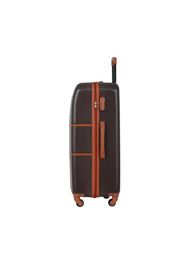 Eagle Express Iconic ABS Hard Trolley Luggage - 1 Piece - 24 inch - Dark Brown - Scratch-Resistant with Spinner Wheels - 1-Year Warranty - Image 3