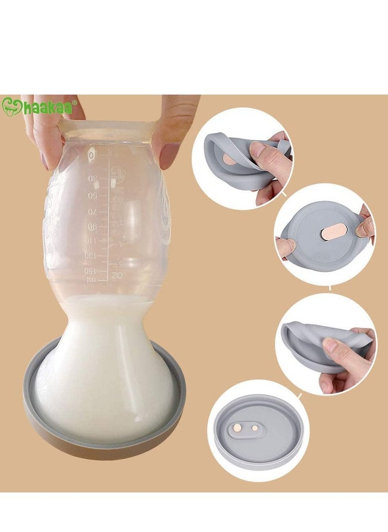 haakaa - Lid Manual Breast Pump Silicone Cap Fit All Breast Pumps 1 Pc - Image 1