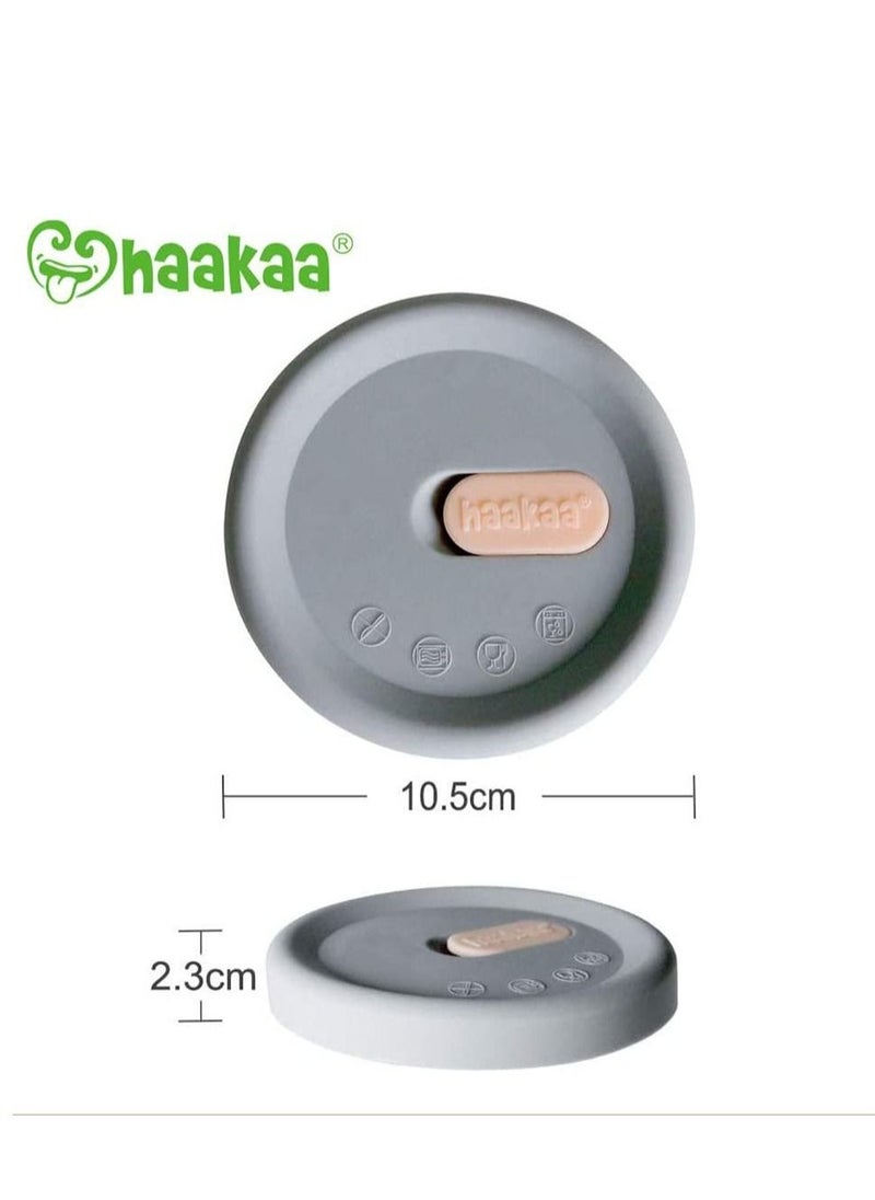 haakaa - Lid Manual Breast Pump Silicone Cap Fit All Breast Pumps 1 Pc - Image 1