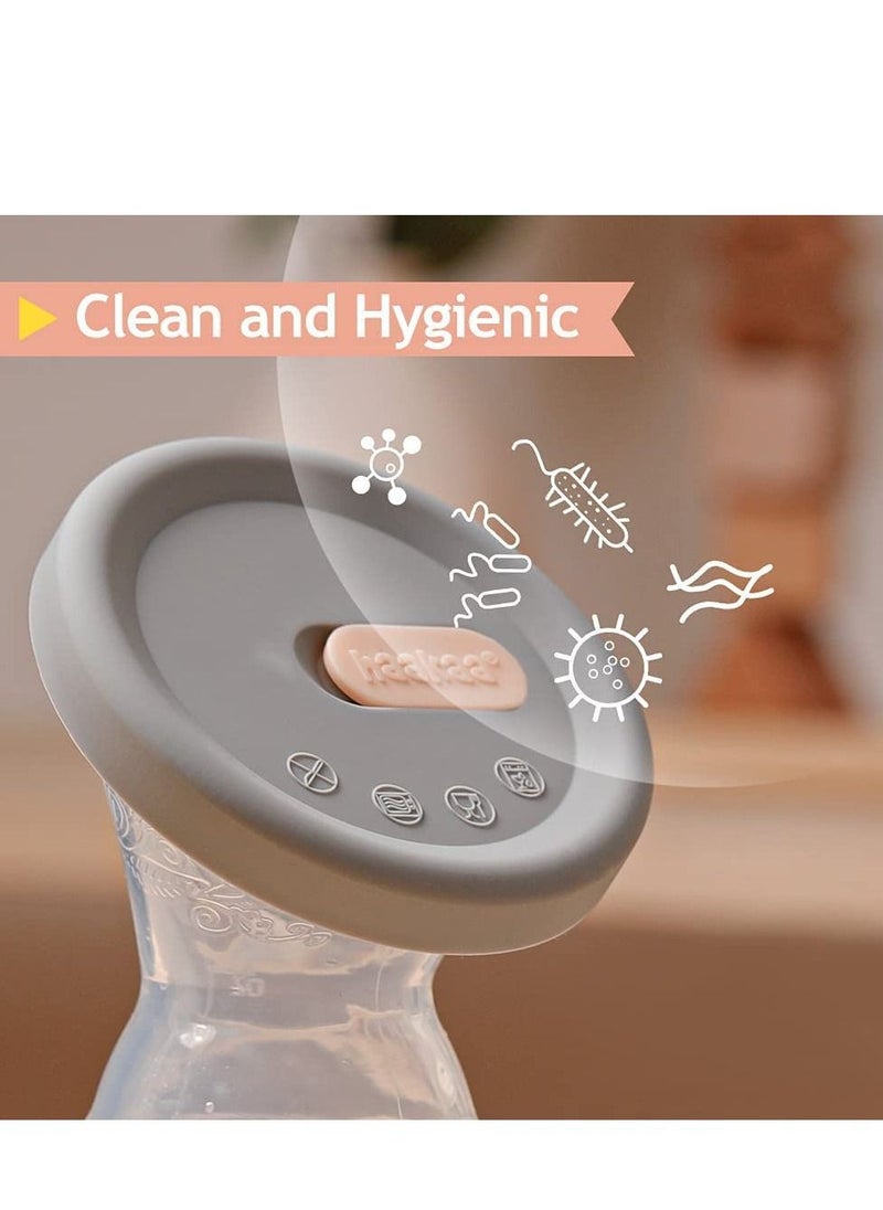 haakaa - Lid Manual Breast Pump Silicone Cap Fit All Breast Pumps 1 Pc - Image 1