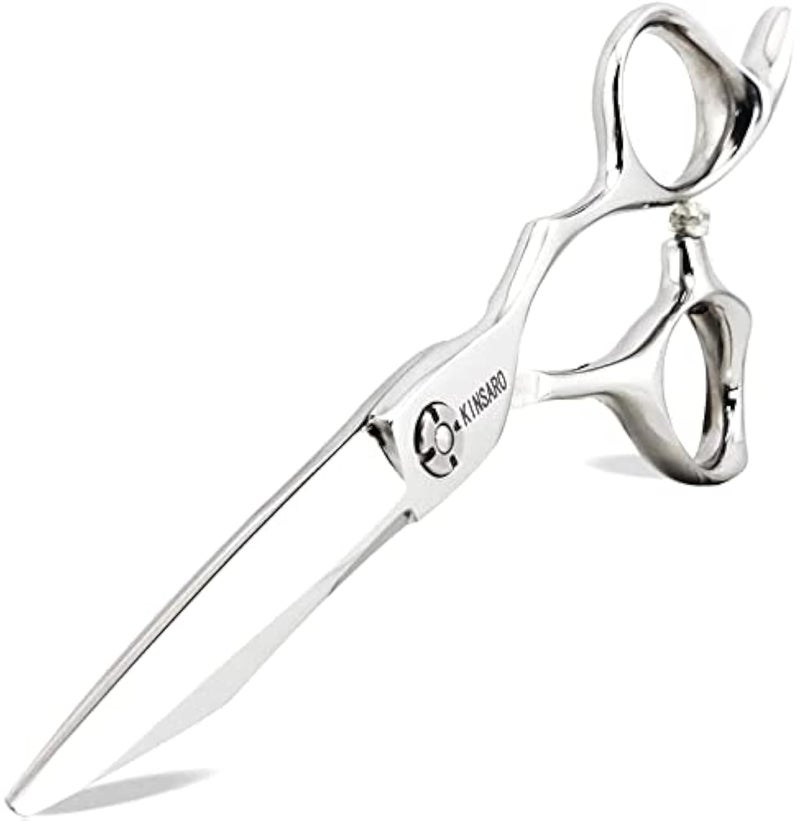 Hair Cutting Scissors Sharp to Cut Hair Cutting Shears Professional Haircut 6 Inch 440c for hairdresser or home use KINSARO for Hairdresser Barber or Home Use