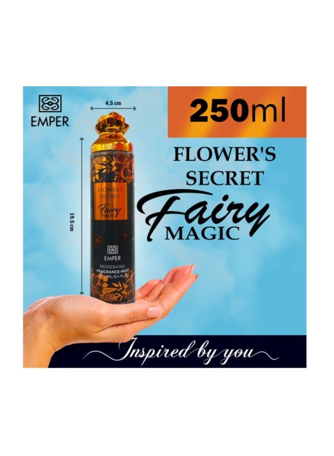 امبر معطر الجسم فلاورز سيكريت فيري ماجيك للنساء، 250 مل - Image 4