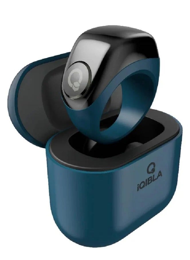 إيكيبلا خاتم التسبيح الذكي ايكيبلا مع جراب شحن - ازرق 3 مقاسات ١٨/٢٠/22 - Image 1