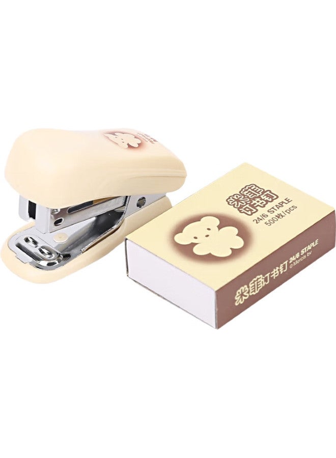M.G M&G Stationery 12# Stapler, Small Portable Miffy Series Student Office Mini Stapler Combination Set (Stapler + Staples) Fbs91625 - Image 2