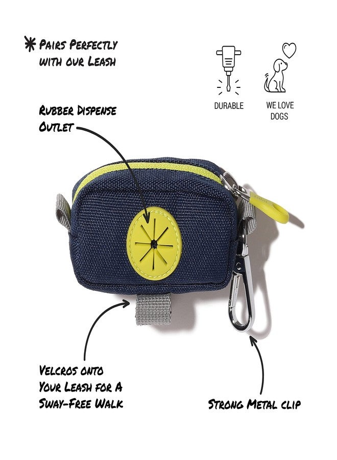 BUILT Pet Waste Bag Dispenser, Navy and Yellow - Image 3