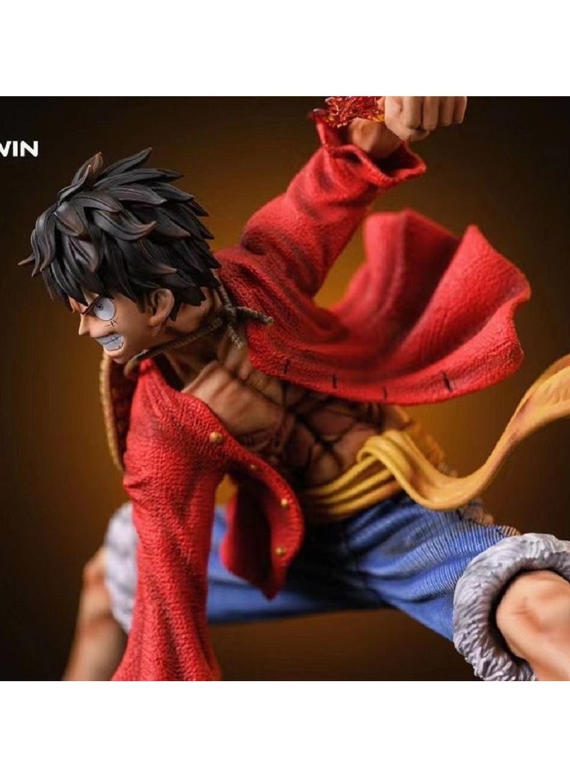 One Piece GK Battle Painting Style Luffy Animation Hand Model Decoration - Image 4