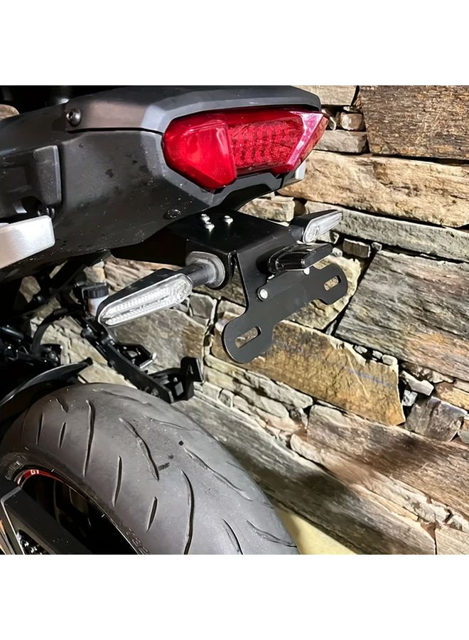 Black Aluminum Alloy License Plate Frame Bracket For Yamaha Tracer 700 GT 2016 2024 - Image 4
