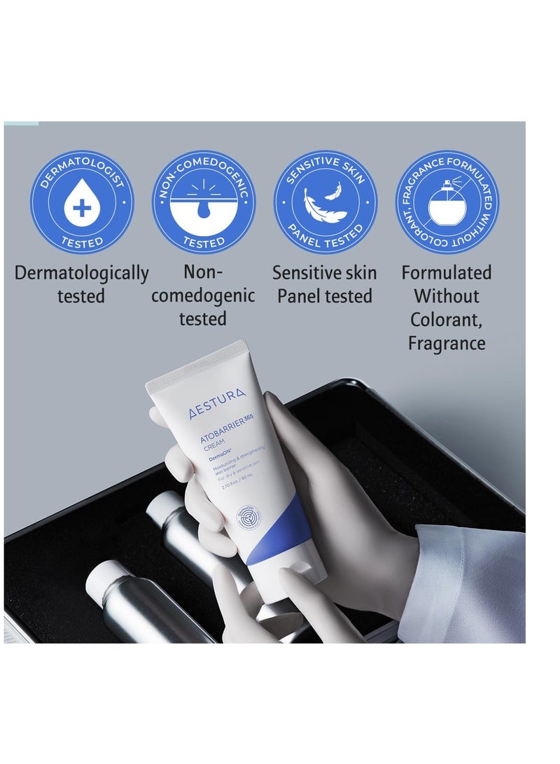 Aestura AESTURA ATOBARRIER365 Cream with Ceramide, Korean Skin Barrier Repair Moisturizer | 120-hour Lasting Hydration for Dry & SensitiveSkin, Hypoallergenic, 1.52 Fl Oz (Renewed) ㅣValentine's Day Gifts  - Image 5