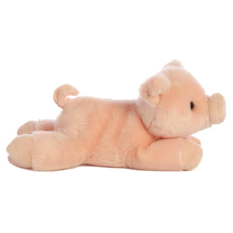 AuroraÂ® Adorable Mini Flopsieâ„¢ Percyâ„¢ Stuffed Animal - Mini Companions Ready for Playful Adventures - for Kids All Ages, Toddlers, Adults, and Families - Pink 8 Inches - Image 4