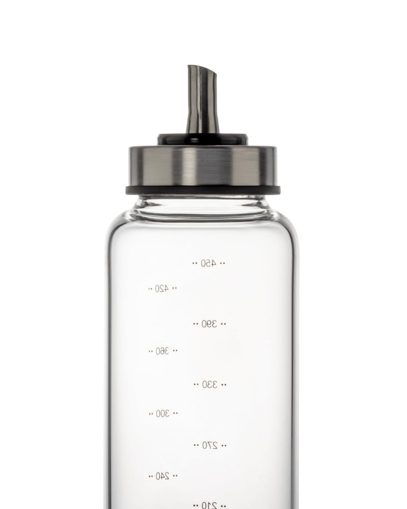 DUBBLIN Cook Oil Bottle Dispenser - 500 ml | Borosilicate Glass Oil Dispenser | Microwavable, Food Safe, 100% Flame Proof - Image 5