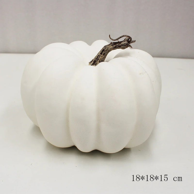 Bluejw Foam Pumpkins Halloween Decoration - Artificial Pumpkins Vegetables & Fruits Fall Harvest Decor - Image 1