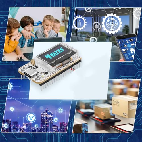 Meshnology ESP32 LoRa V3 Development Board with 0.96" OLED Display SX1262 CP2102 Module Board with 863-928MHz Antenna for Arduino Meshtastic LoRawan IoT Intelligent Scenes - Image 5