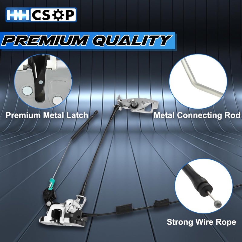 HHCSOP Rear Cargo Door Lock Latch & Cable Assembly for Ford Vans - Image 5