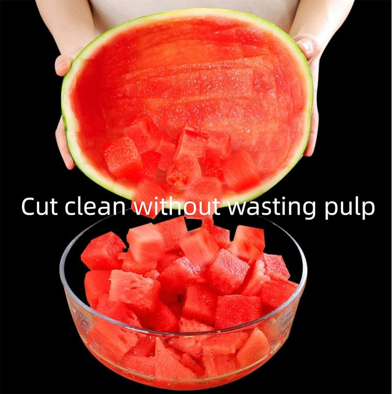 2024 Watermelon Cutting Knife, 3-in-1 Watermelon Slicer, Stainless Steel Watermelon Windmill Cutting Machine, 3-in-1 Summer Watermelon Cutting Tool Slicer Knife Set - Image 5