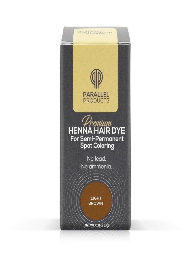 Parallel Products Spot Color Henna Kit - Henna Hair Dye - 3 grams - Tint for Professional Spot Coloring - With Mixing Dish - Covers Grey Hair - Root Touch Up (Light Brown) - Image 5