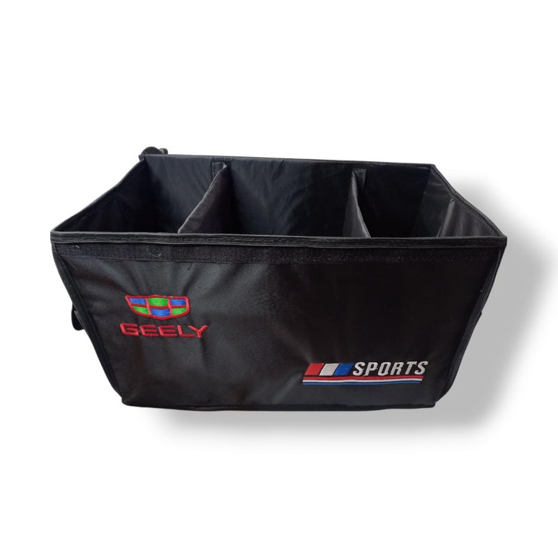 LOKYBOY (GEELY) Foldable Car Trunk Organizer Storage Box with Small Pockets and Slots - Image 2