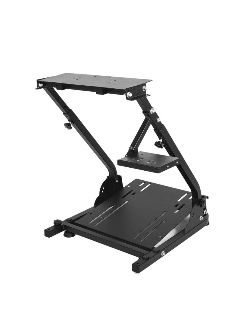 FlashHawk Adjustable Racing Steering Wheel Stand Fit for Logitech G920 G25 G27 G29 Gaming Steering Wheel - Image 1