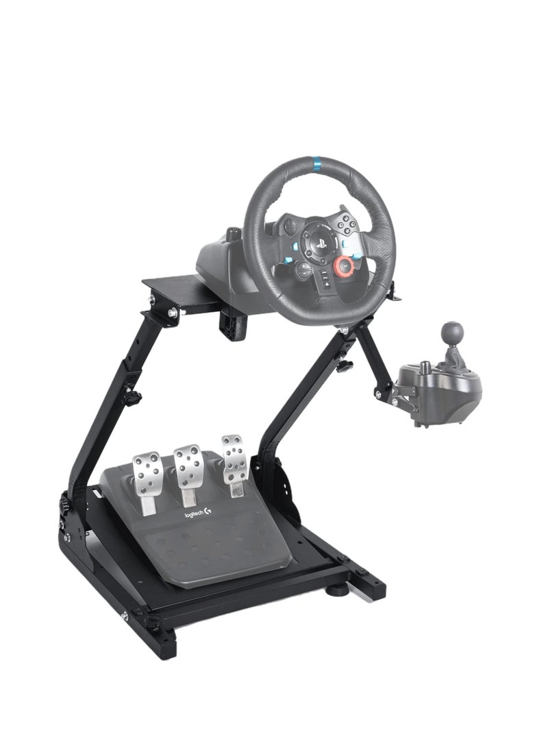 FlashHawk Adjustable Racing Steering Wheel Stand Fit for Logitech G920 G25 G27 G29 Gaming Steering Wheel - Image 2
